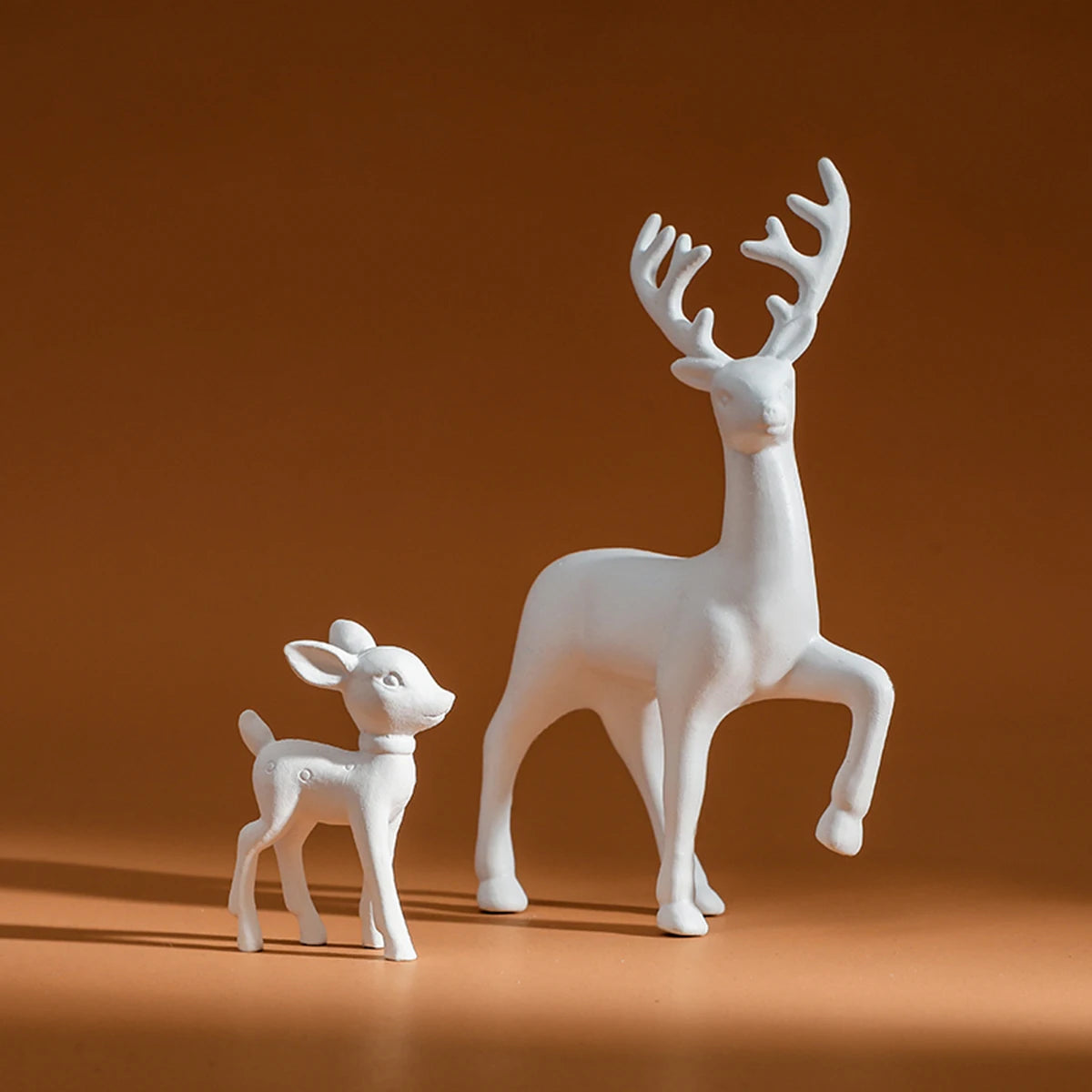 Deer Sculptures 2pcs