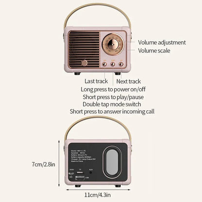 Mini Retro Speaker